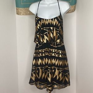 GB gold and black size M dress